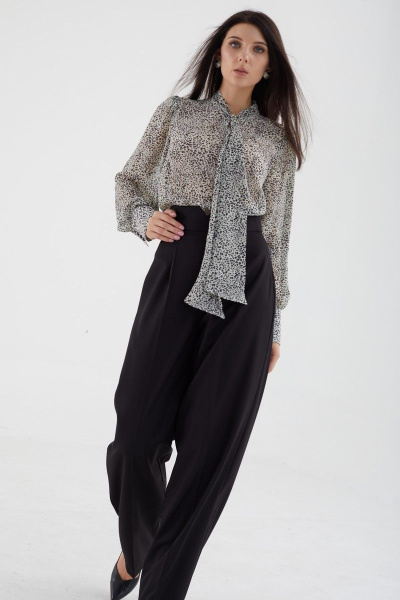 Блуза MALI 621-074 леопард - фото 4