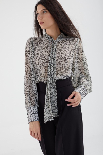 Блуза MALI 621-074 леопард - фото 2