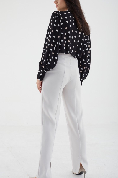 Блуза MALI 621-074 черный_горошек - фото 7