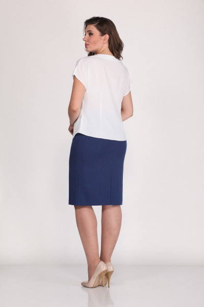 Блуза, жакет, юбка Bonna Image 536 синий - фото 4