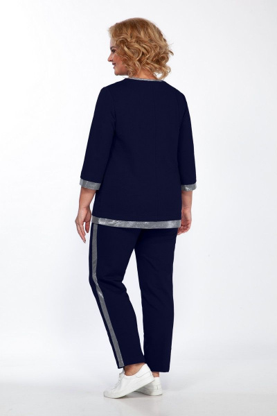 Блуза, брюки Bonna Image 604 синий - фото 2
