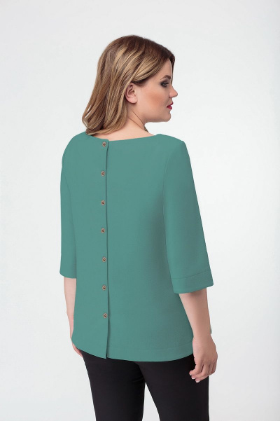 Блуза DaLi 3152 бирюза - фото 2