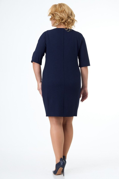 Платье Anelli 351 синий - фото 6