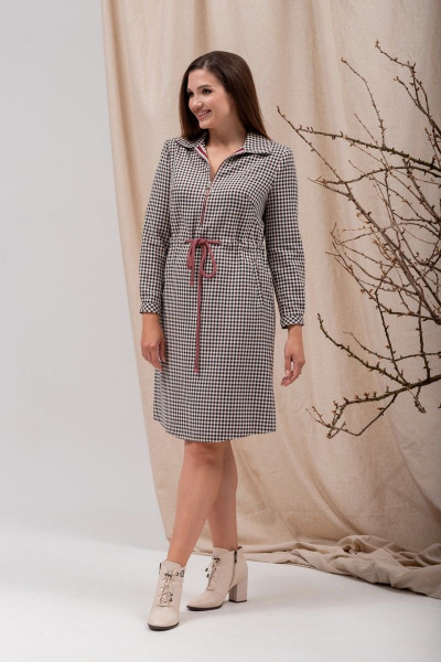 Платье Angelina 488/1 белый_фон - фото 1