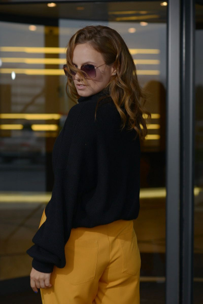 Прямые брюки с високосной посадкой и съемным поясом Anna Majewska 1466 - фото 5