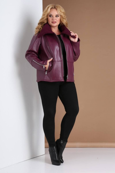 Дубленка Celentano 1943.2 винный - фото 4