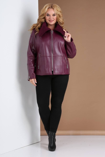 Дубленка Celentano 1943.2 винный - фото 3