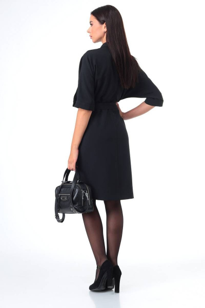 Платье T&N 7075 черный - фото 6