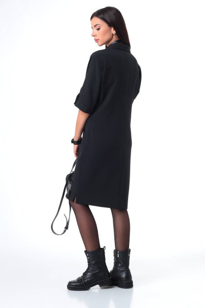 Платье T&N 7075 черный - фото 4