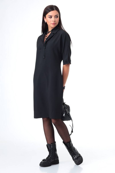 Платье T&N 7075 черный - фото 2