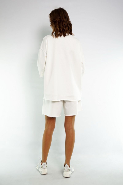 Свитшот, шорты Kivviwear 40194018 молочный - фото 12