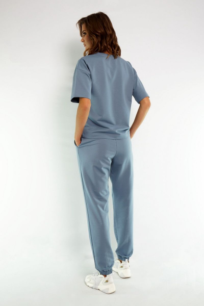 Джемпер Kivviwear 4036 дымчатый-голубой - фото 9