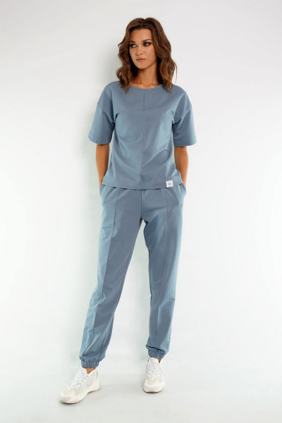 Джемпер Kivviwear 4036 дымчатый-голубой - фото 1