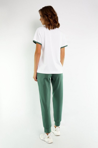 Круглогодичный трикотажный джемпер с V-образным вырезом Kivviwear 4038.01 - фото 8