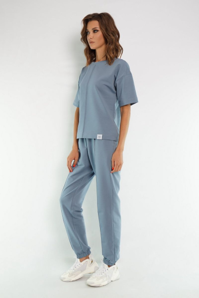 Брюки, джемпер Kivviwear 40364037 дымчатый-голубой - фото 8