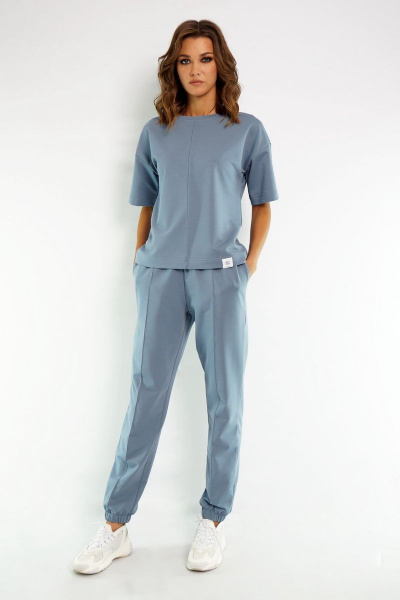 Брюки, джемпер Kivviwear 40364037 дымчатый-голубой - фото 5