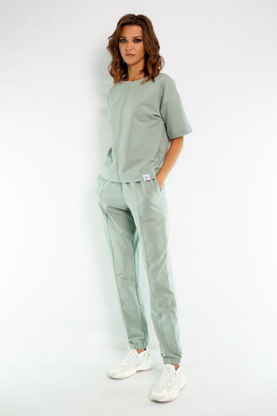 Брюки, джемпер Kivviwear 40364037 светлый-хаки - фото 4