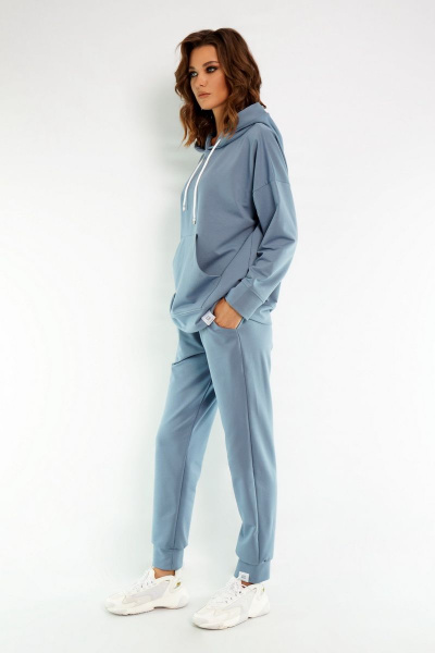 Брюки, худи Kivviwear 4015-4040 дымчатый-голубой - фото 9