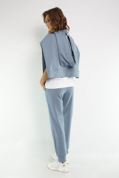 Брюки, худи Kivviwear 4015-4040 дымчатый-голубой - фото 5