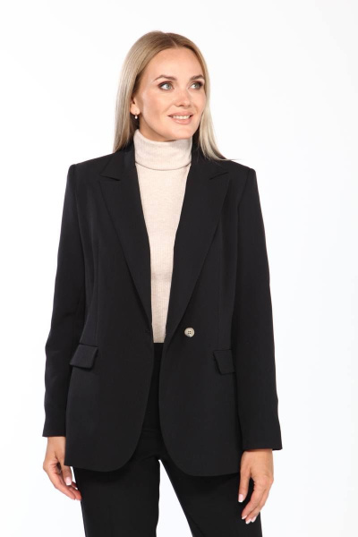 Брюки, жакет Vilena 694 черный - фото 3