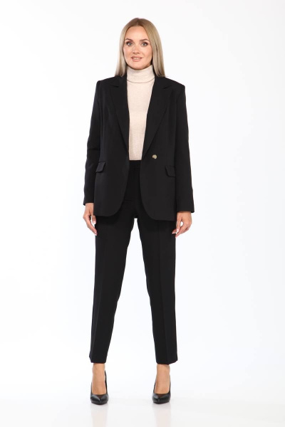 Брюки, жакет Vilena 694 черный - фото 1