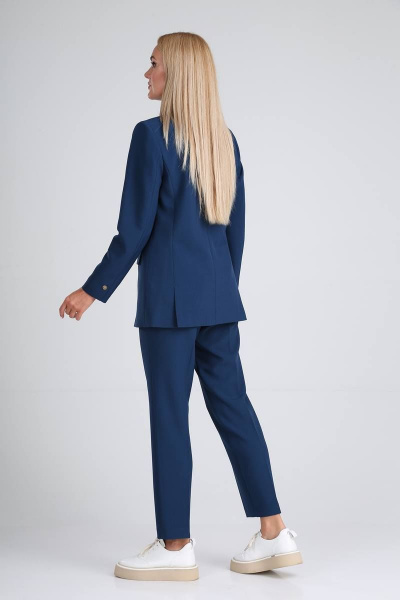 Брюки, жакет Vilena 694 синий_графит - фото 7