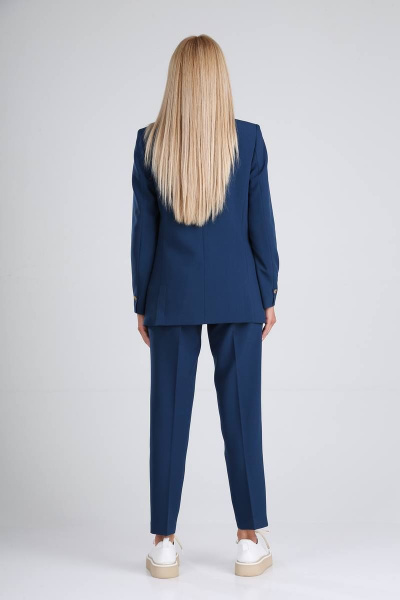 Брюки, жакет Vilena 694 синий_графит - фото 8