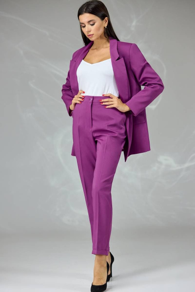 Брюки, жакет Angelina & Сompany 588 фуксия - фото 4