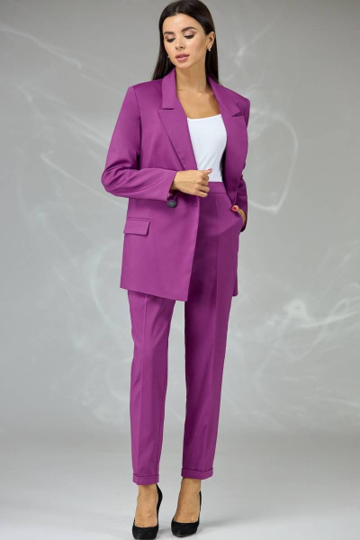 Брюки, жакет Angelina & Сompany 588 фуксия - фото 2