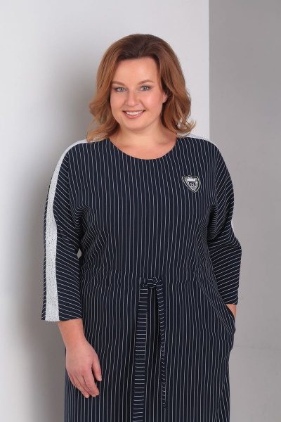 Платье с цельнокроенным рукавом и поясом, длиной 112 см Grace for you 176 - фото 3