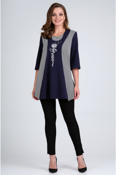 Туника Таир-Гранд 62408 т.синий - фото 3