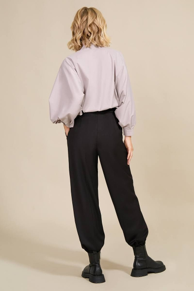 Широкие демисезонные брюки из текстиля для ежедневного стиля Rivoli 5086 - фото 2
