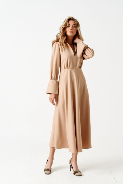 Платье ELLETTO 1850 бежевый - фото 6