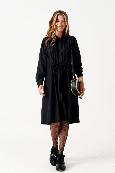 Платье ELLETTO 1858 черный - фото 7