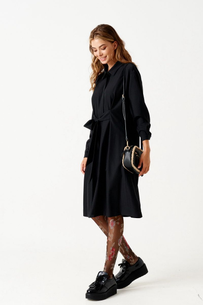 Платье ELLETTO 1858 черный - фото 3