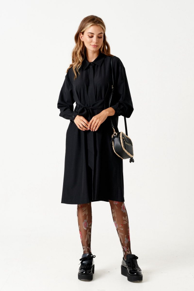 Платье ELLETTO 1858 черный - фото 2