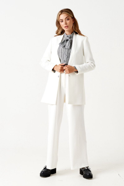 Брюки ELLETTO 2206 белый - фото 2
