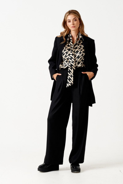 Брюки ELLETTO 2206 черный - фото 1