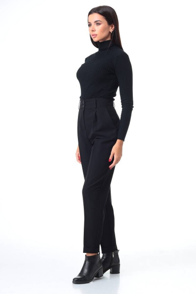 Брюки, пальто, водолазка T&N 7085 бордо+черный - фото 3