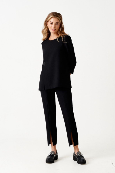 Брюки, жакет ELLETTO 5151 черный - фото 6