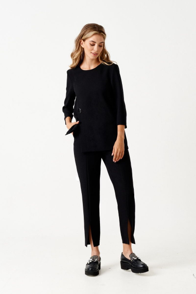 Брюки, жакет ELLETTO 5151 черный - фото 1