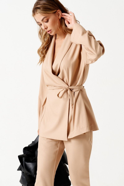 Брюки, жакет ELLETTO 5150 бежевый - фото 5