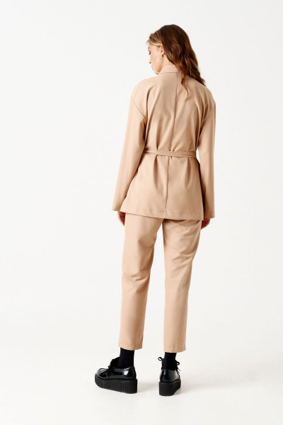Брюки, жакет ELLETTO 5150 бежевый - фото 4