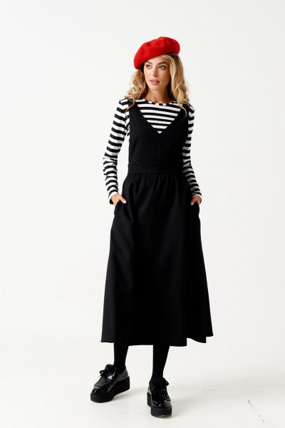 Блуза, сарафан ELLETTO 5152 черный - фото 9