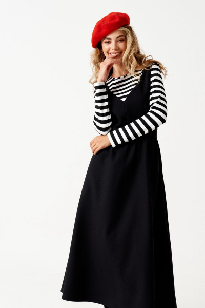 Блуза, сарафан ELLETTO 5152 черный - фото 5