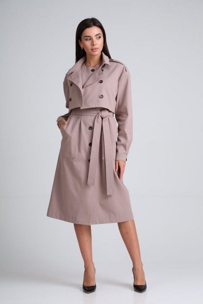 Жакет, платье Takka Plus 21-125 - фото 6