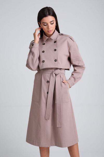 Жакет, платье Takka Plus 21-125 - фото 3