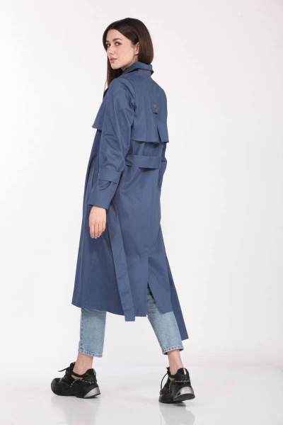 Тренч FOXY FOX 1290 индиго - фото 5