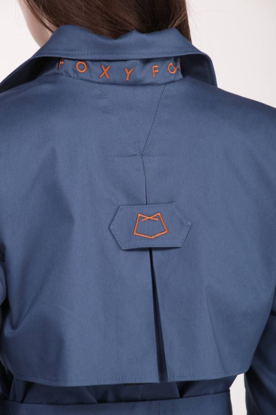 Тренч FOXY FOX 1290 индиго - фото 4