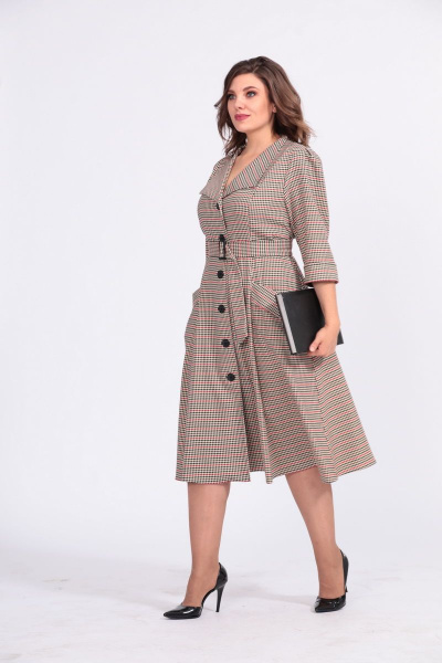 Платье Anastasia 678 песок - фото 2